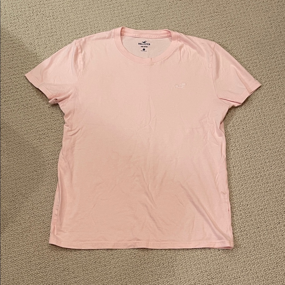 Hollister Soft Pink Crew Neck Tee
